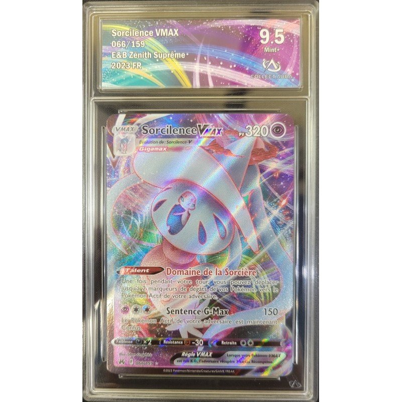 COLLECT AURA - Pokémon TCG - Sorcilence VMAX 066/159 - E&B Zénith Suprême - 2023 FR | 53062316
