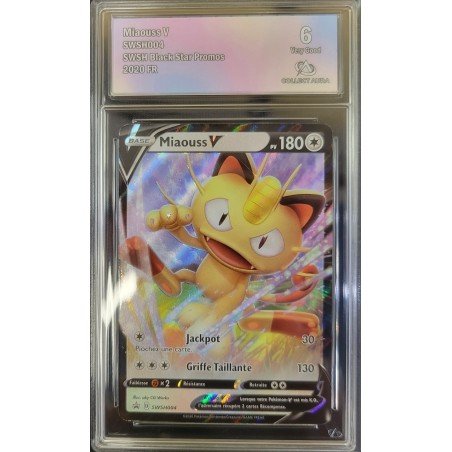 COLLECT AURA - Pokémon TCG - Miaouss V SWSH004 - Black Star Promos - 2020 FR | 53062316