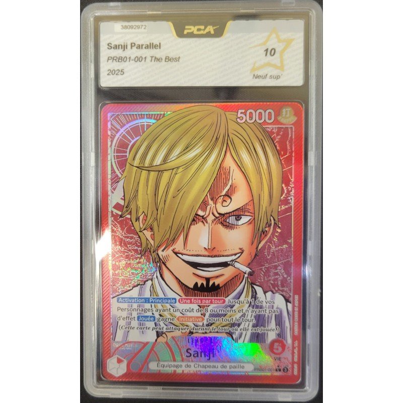 PCA - ONEPIECE TCG - Sanji Parallel PRB01-001 - The Best - 2025 | 656565