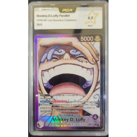 PCA - ONEPIECE TCG - Monkey. D. Luffy Parallel OP09-061 - Les Nouveaux Empereurs - 2025 | 656565