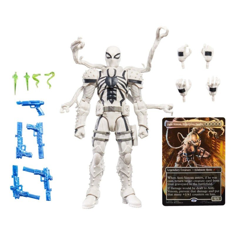 Marvel Legends Magic: The Gathering figurine Agent Anti-Venom (avec carte premium exclusive) 15 cm