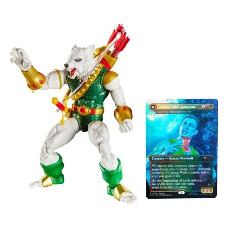 Marvel Legends Magic: The Gathering Action Figure Man-Wolf (plus Exclusive Foil Card) 15 cm | 5010996323316