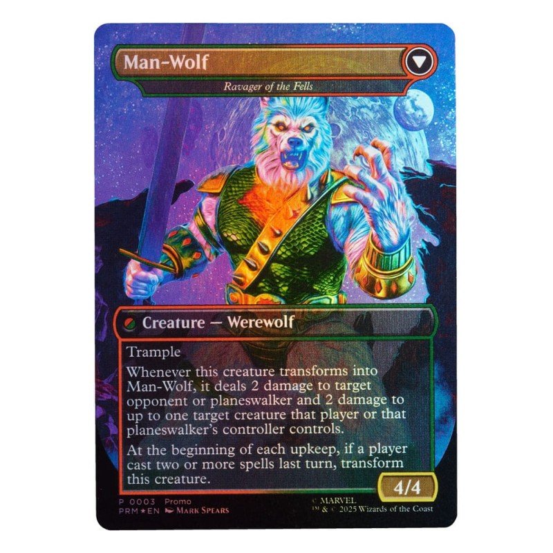 Marvel Legends Magic: The Gathering Action Figure Man-Wolf (plus Exclusive Foil Card) 15 cm | 5010996323316