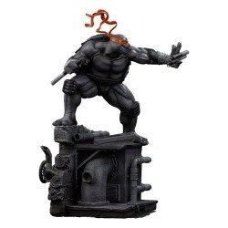 Tortues Ninja statuette 1/10 Art Scale Michelangelo Black and White Variant 26 cm heo exclusive