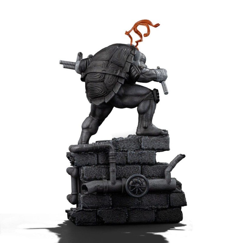 Tortues Ninja statuette 1/10 Art Scale Michelangelo Black and White Variant 26 cm heo exclusive | 0618231957323