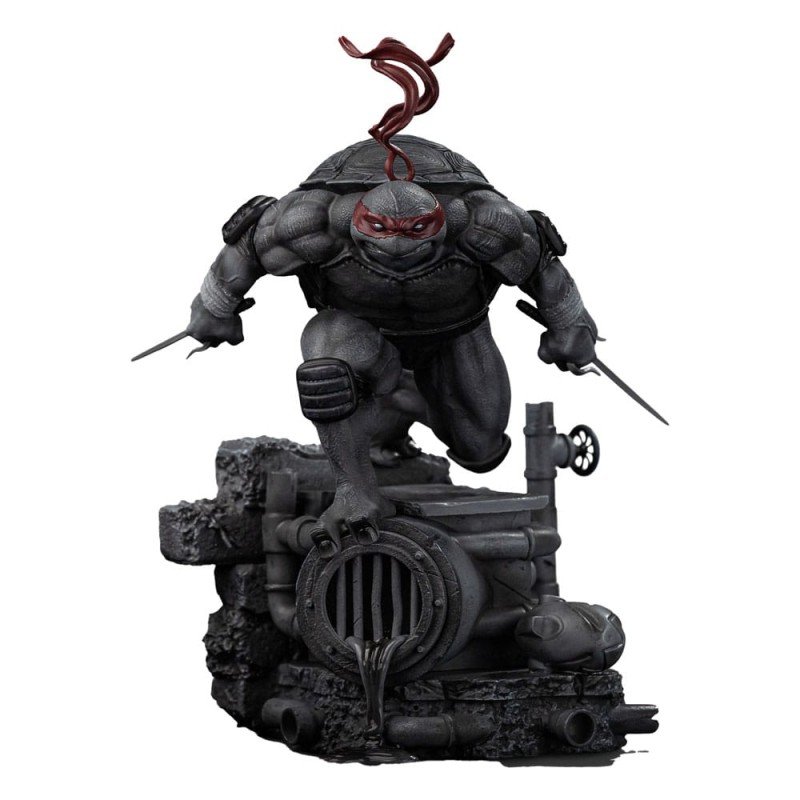 Tortues Ninja statuette 1/10 Art Scale Raphael Black and White Variant 26 cm heo exclusive | 0618231957330