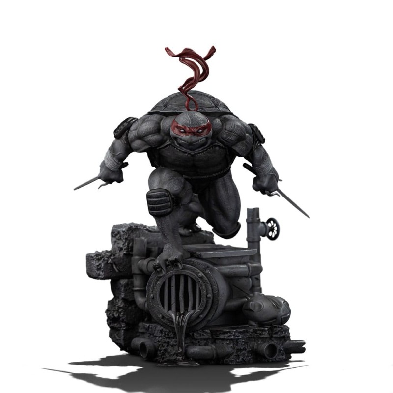 Tortues Ninja statuette 1/10 Art Scale Raphael Black and White Variant 26 cm heo exclusive | 0618231957330
