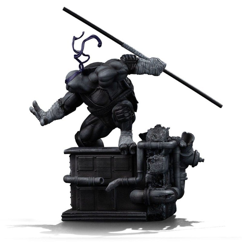 Tortues Ninja statuette 1/10 Art Scale Donatello Black and White Variant 26 cm heo exclusive | 0618231957347