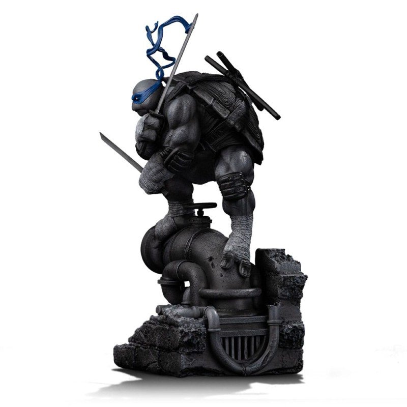Tortues Ninja statuette 1/10 Art Scale Leonardo Black and White Variant 26 cm heo exclusive | 0618231957354