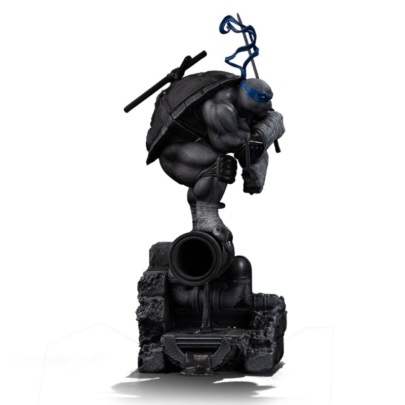 Tortues Ninja statuette 1/10 Art Scale Leonardo Black and White Variant 26 cm heo exclusive | 0618231957354