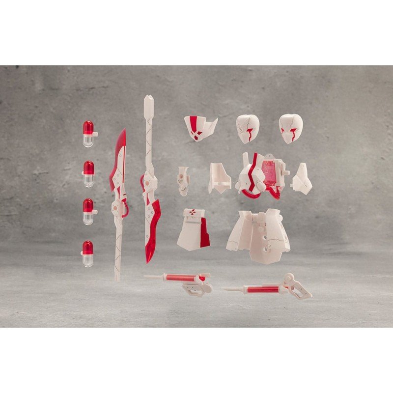 Unlimited Universe Megalomaria figurine Plastic Model Kit Metamorphose Unit Exarmor White Nurse 16 cm
