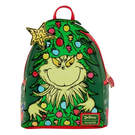 Dr. Seuss by Loungefly Mini Backpack Grinch Holiday | 0671803563650