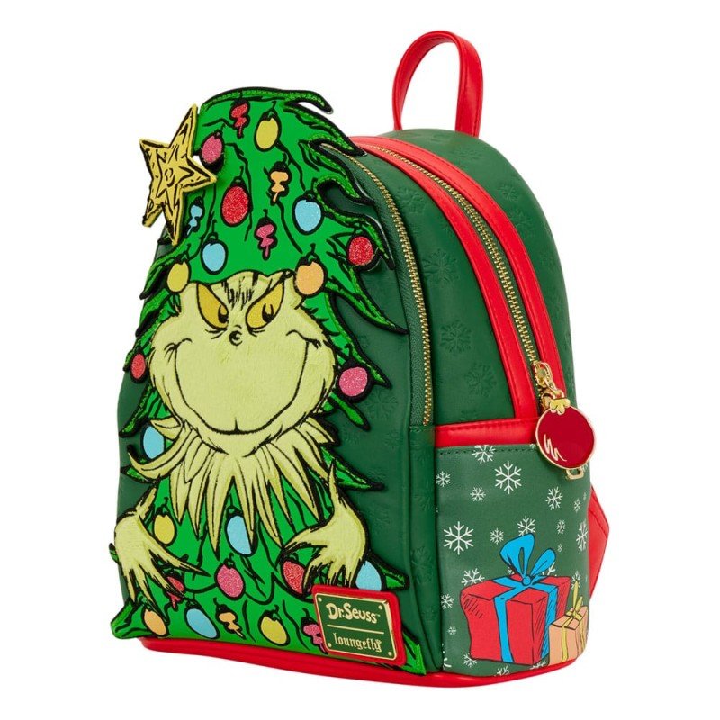 Dr. Seuss by Loungefly Mini Backpack Grinch Holiday | 0671803563650