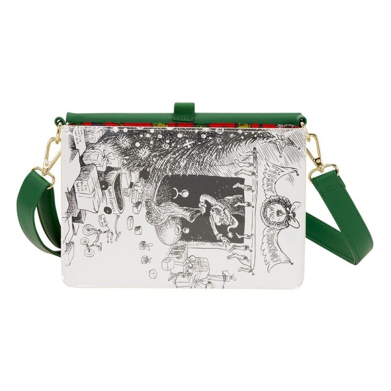 Dr. Seuss by Loungefly Crossbody Bag Grinch Holiday | 0671803563674