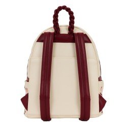 Loungefly Midi Backpack Cream & Red Floral | 0671803552425
