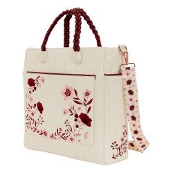 Loungefly Crossbody Bag Figural Cream & Red Floral | 0671803552432