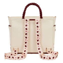 Loungefly Crossbody Bag Figural Cream & Red Floral | 0671803552432