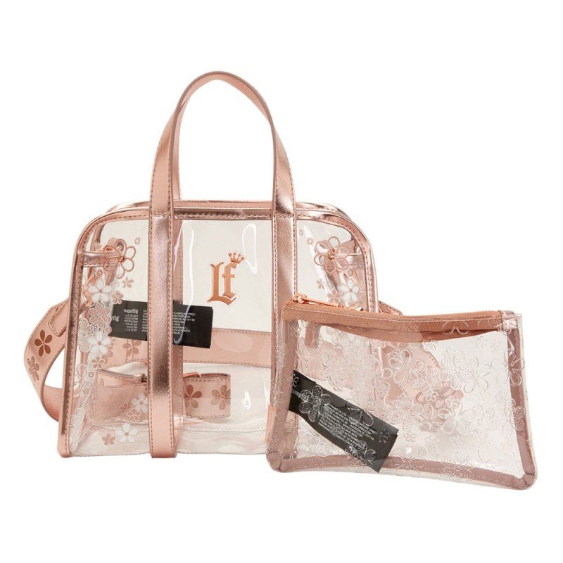 Loungefly Crossbody Bag Clear Floral | 0671803566088