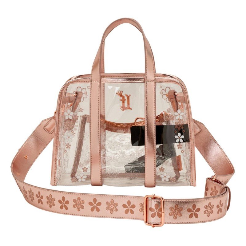 Loungefly Crossbody Bag Clear Floral | 0671803566088