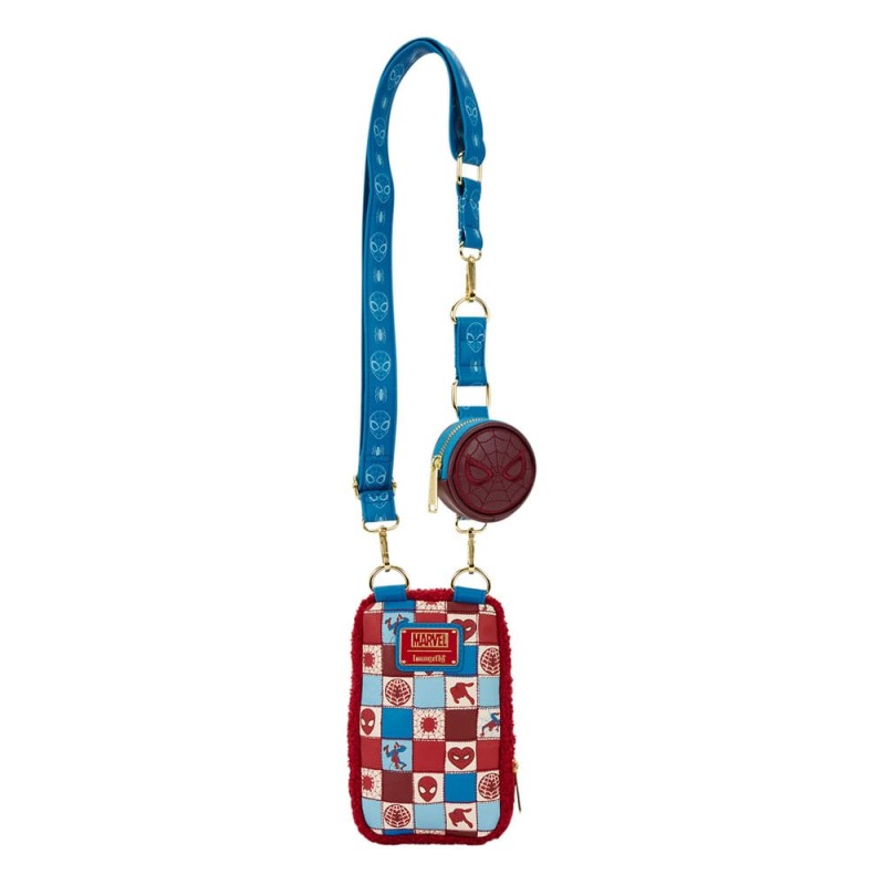 Marvel by Loungefly Crossbody with Coin Bag Spider-Man Cell Phone | 0671803564121