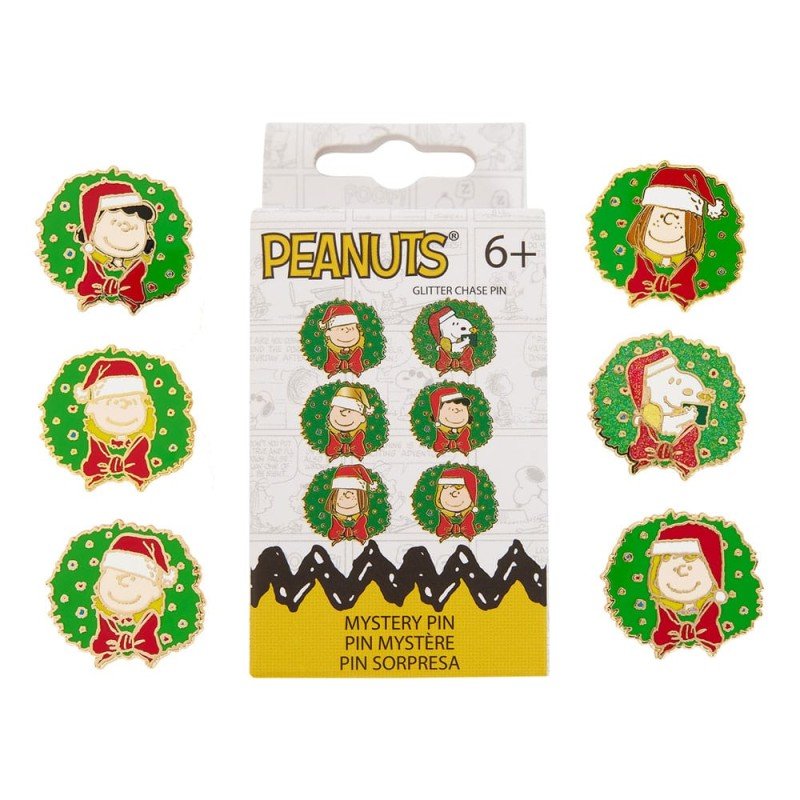 Peanuts by Loungefly Enamel Pins Blind Box Snoopy and Friends Holiday Assortment (12) | 0671803563452