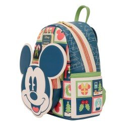 Disney by Loungefly Mini Backpack Mickey and Minnie Holiday | 0671803563421