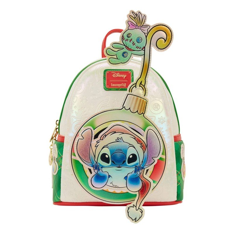 Disney by Loungefly Mini Backpack Lilo and Stitch Holiday | 0671803564039