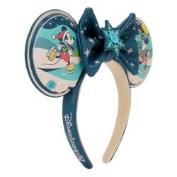 Disney by Loungefly Ears Headband Mickey and Minnie Holiday | 0671803563469