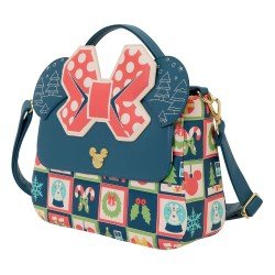 Disney by Loungefly Crossbody Bag Mickey and Minnie Holiday | 0671803563445