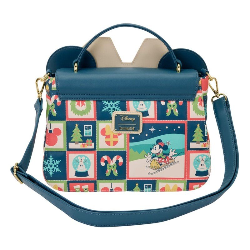 Disney by Loungefly Crossbody Bag Mickey and Minnie Holiday | 0671803563445