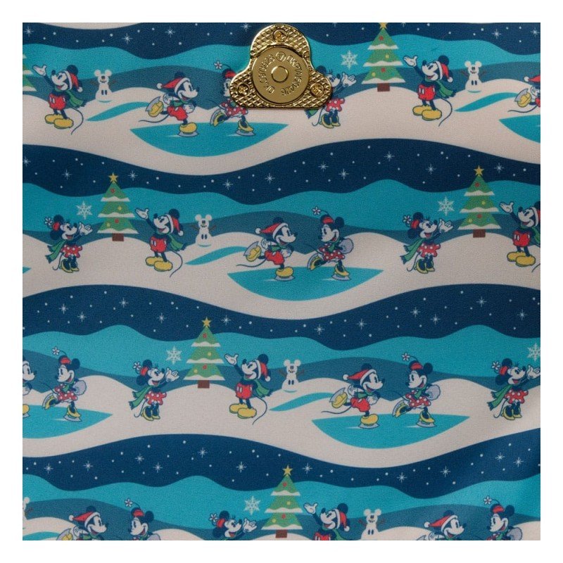 Disney by Loungefly Crossbody Bag Mickey and Minnie Holiday | 0671803563445
