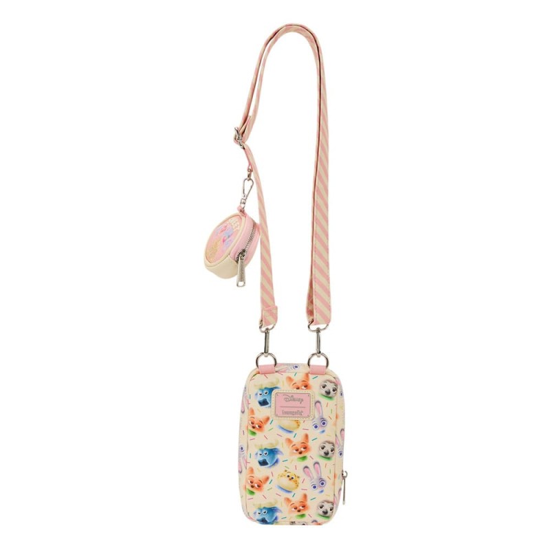 Disney by Loungefly Crossbody with Coin Bag Zootopia 2 Cell Phone | 0671803563643