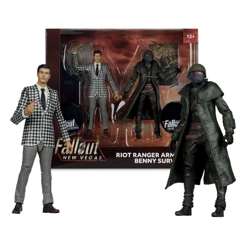 Fallout: New Vegas Statue 2-Pack Riot Ranger Armor & Benny Survivor 18 cm | 0787926116472