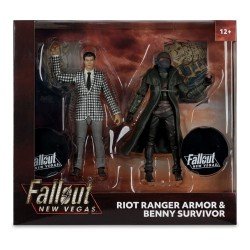 Fallout: New Vegas Statue 2-Pack Riot Ranger Armor & Benny Survivor 18 cm | 0787926116472
