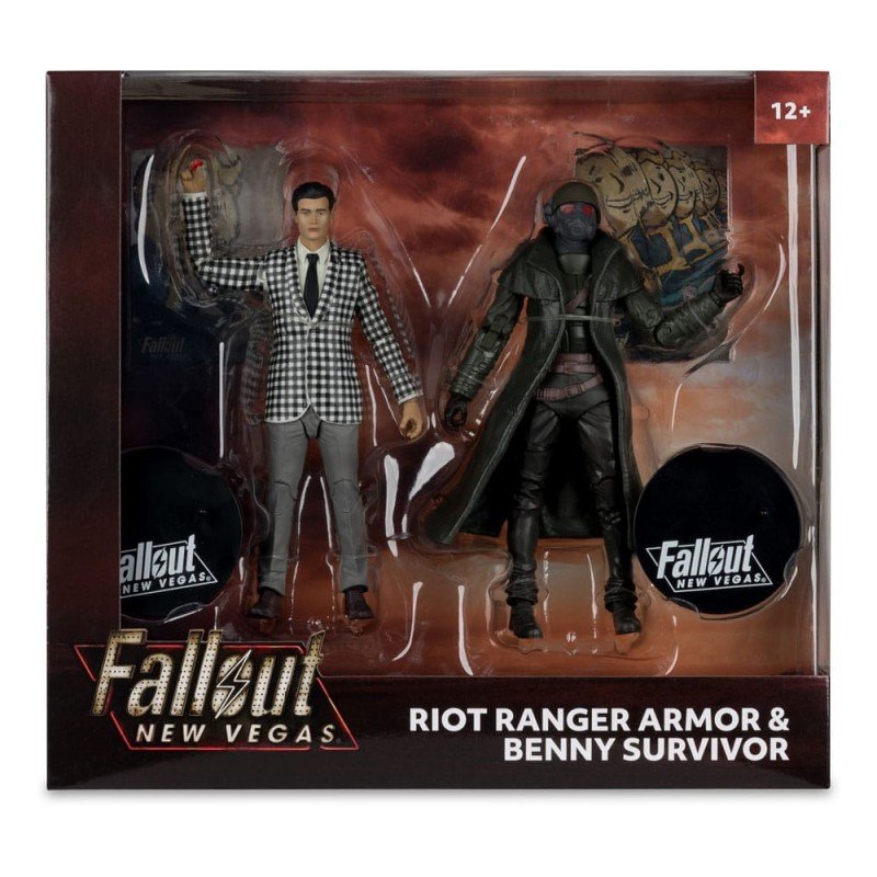 Fallout: New Vegas Statue 2-Pack Riot Ranger Armor & Benny Survivor 18 cm | 0787926116472