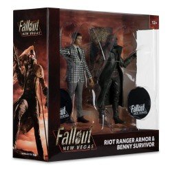 Fallout: New Vegas Statue 2-Pack Riot Ranger Armor & Benny Survivor 18 cm | 0787926116472