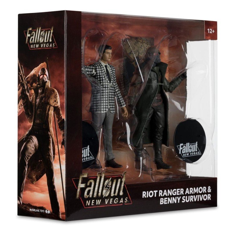 Fallout: New Vegas Statue 2-Pack Riot Ranger Armor & Benny Survivor 18 cm | 0787926116472