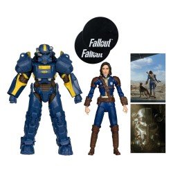 Fallout 4 Statue 2-Pack T-60 Vault Tec & Sole Survivor 18 cm | 0787926116496