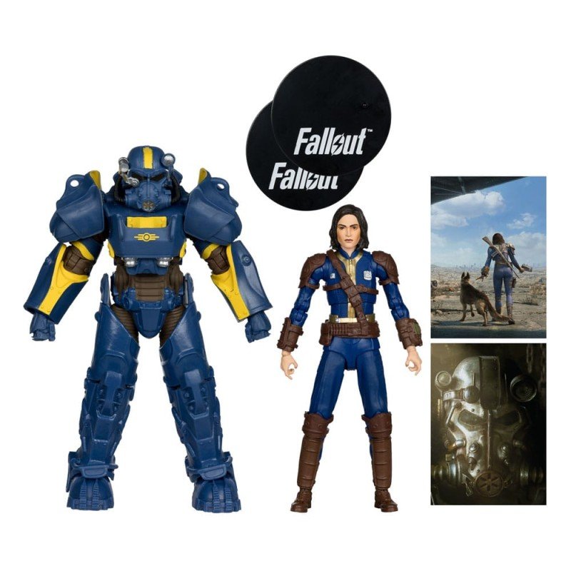 Fallout 4 Statue 2-Pack T-60 Vault Tec & Sole Survivor 18 cm | 0787926116496