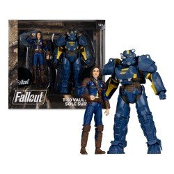 Fallout 4 Statue 2-Pack T-60 Vault Tec & Sole Survivor 18 cm | 0787926116496