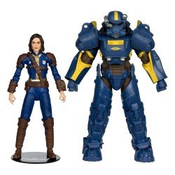 Fallout 4 Statue 2-Pack T-60 Vault Tec & Sole Survivor 18 cm | 0787926116496