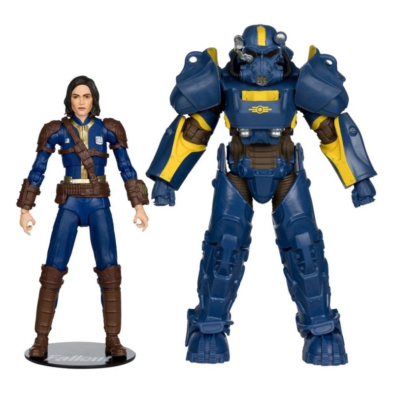 Fallout 4 Statue 2-Pack T-60 Vault Tec & Sole Survivor 18 cm | 0787926116496