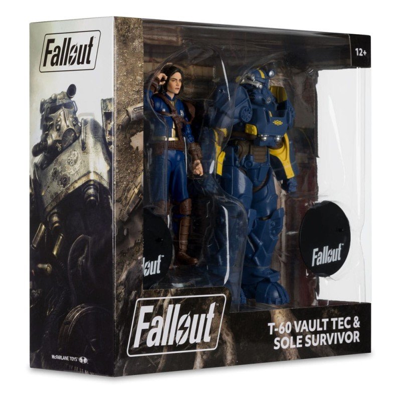 Fallout 4 Statue 2-Pack T-60 Vault Tec & Sole Survivor 18 cm | 0787926116496