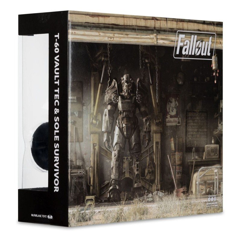 Fallout 4 Statue 2-Pack T-60 Vault Tec & Sole Survivor 18 cm | 0787926116496