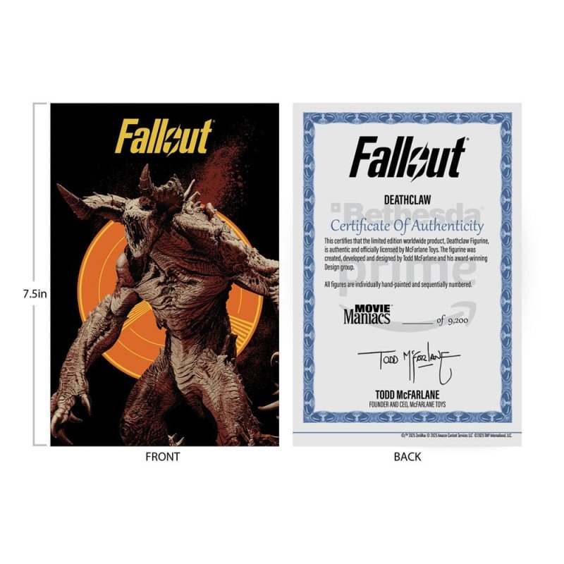 Fallout figurine Movie Maniacs Deathclaw (Season 2) 19 cm | 0787926141245