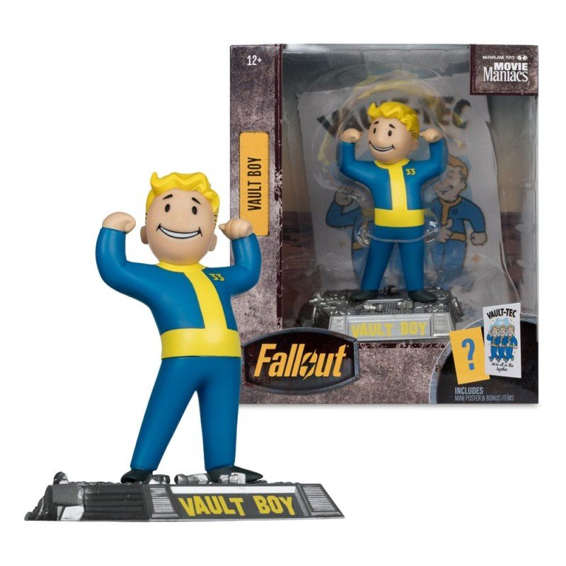 Fallout Movie Maniacs Action Figure Vault Boy Version 1 14 cm | 0787926141313