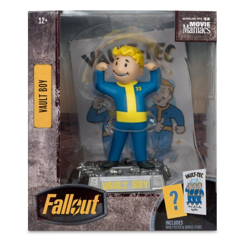 Fallout Movie Maniacs Action Figure Vault Boy Version 1 14 cm | 0787926141313