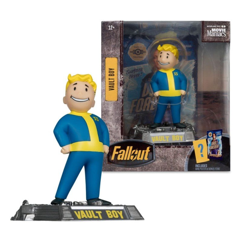 Fallout Movie Maniacs Action Figure Vault Boy Version 2 14 cm | 0787926141320