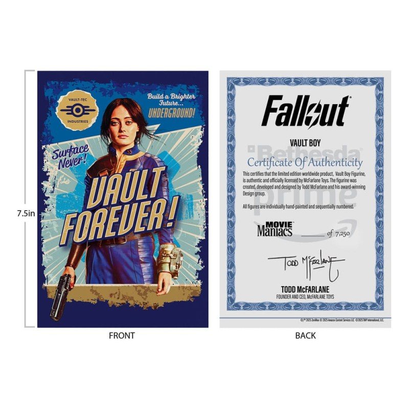 Fallout Movie Maniacs Action Figure Vault Boy Version 2 14 cm | 0787926141320