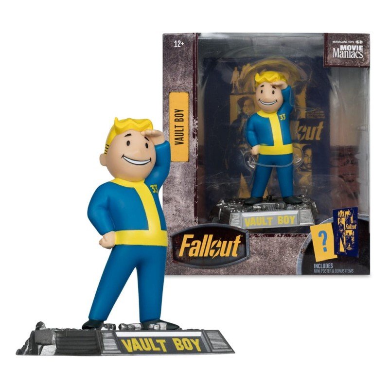 Fallout Movie Maniacs Action Figure Vault Boy Version 3 14 cm | 0787926141337